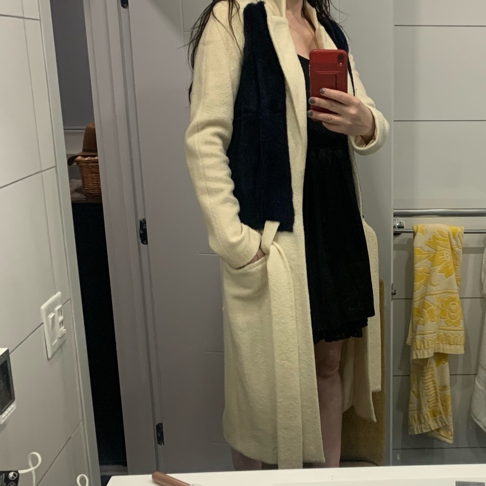 Stunning unique coat with fur - Picture 6 of 8